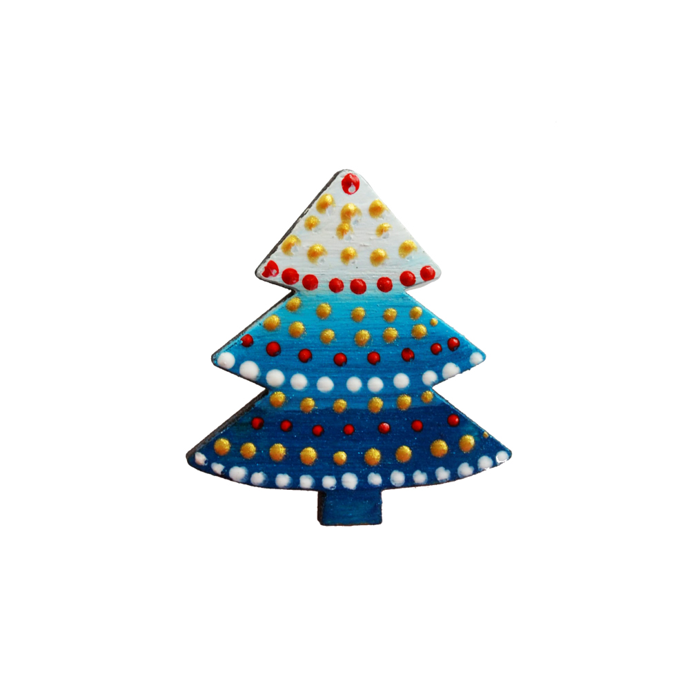 Brooch "Christmas tree"